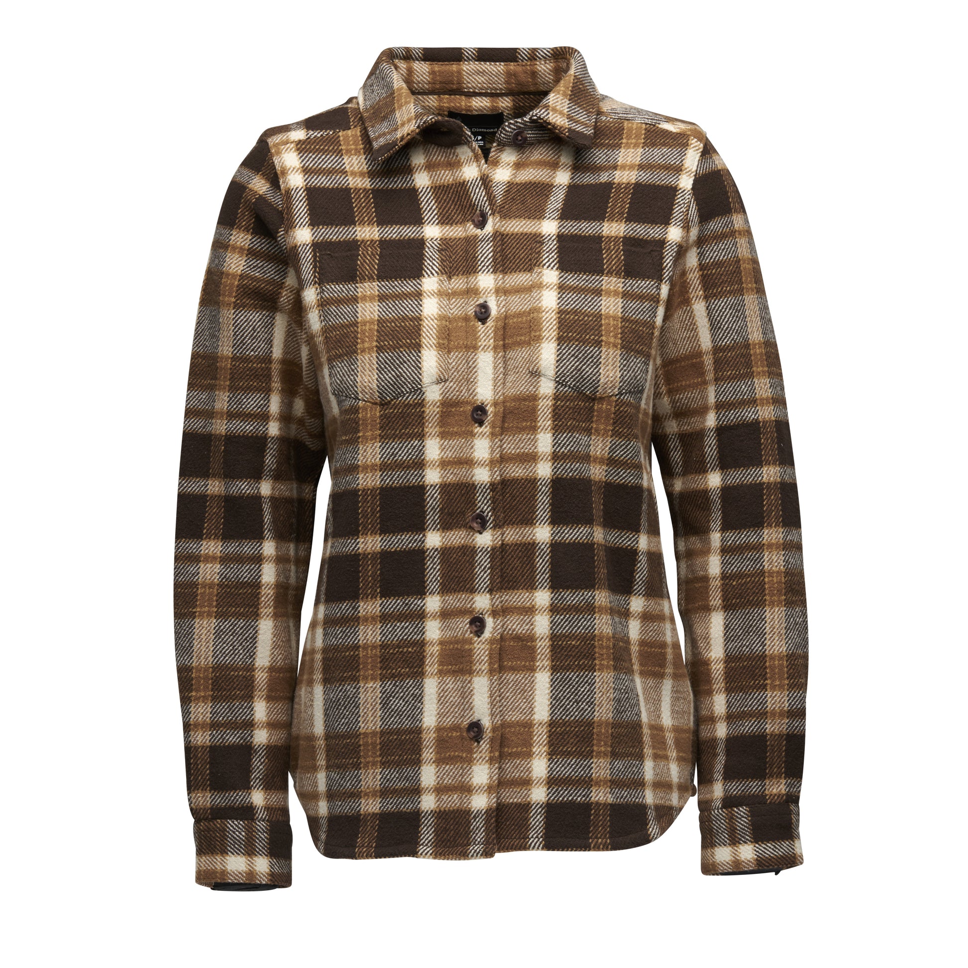 Bark Brown-Off White Plaid