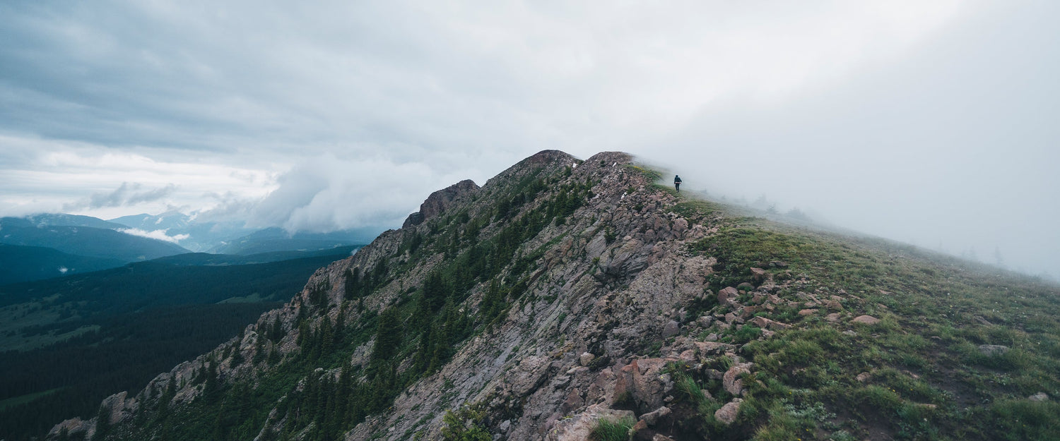 The San Juan mountain range in Colorado