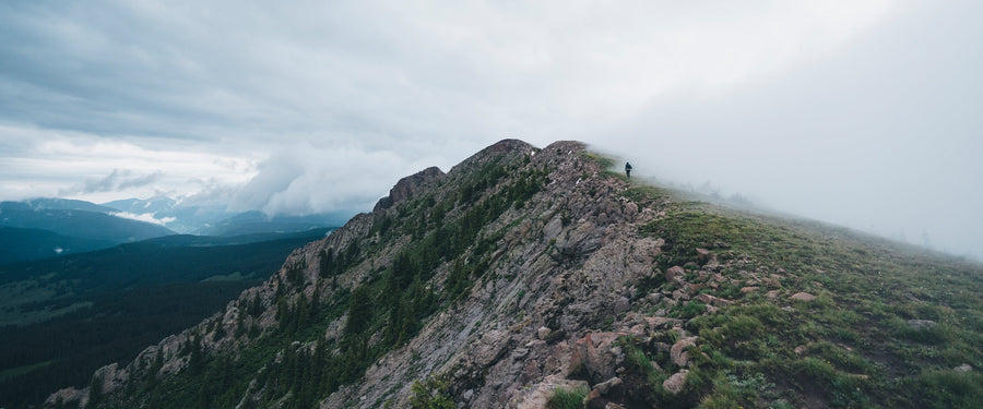 The San Juan mountain range in Colorado