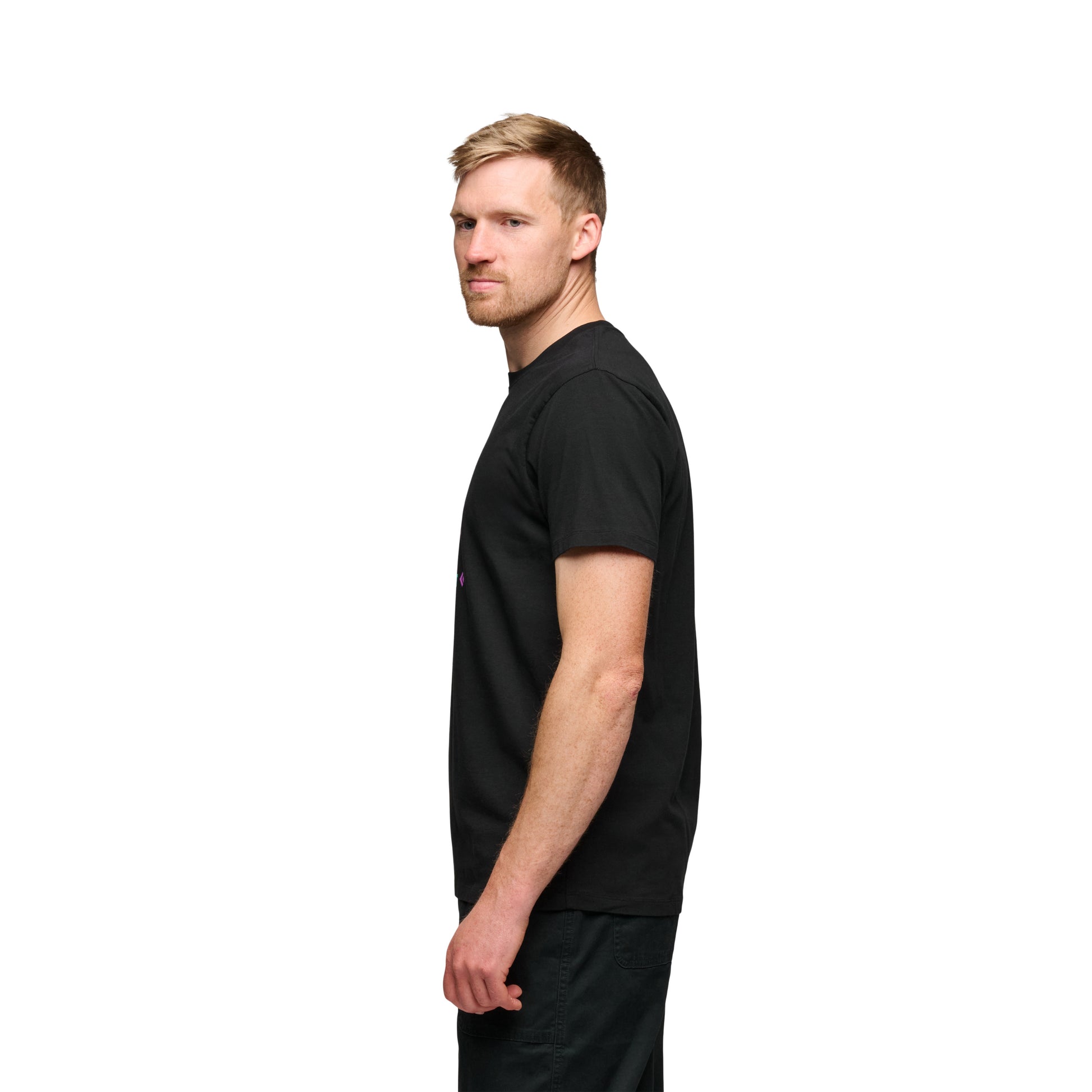 Black ~ Model is 6' 0" | Chest 40" | Waist 32" | Size Medium/32