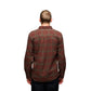 Iron Red-Basalt ~ Model is 6' 0" | Chest 40" | Waist 32" | Size Medium/32