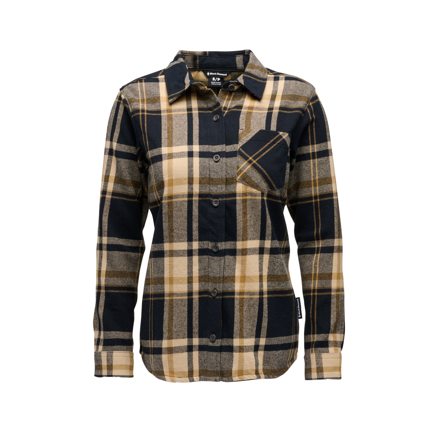 Khaki-Black Plaid