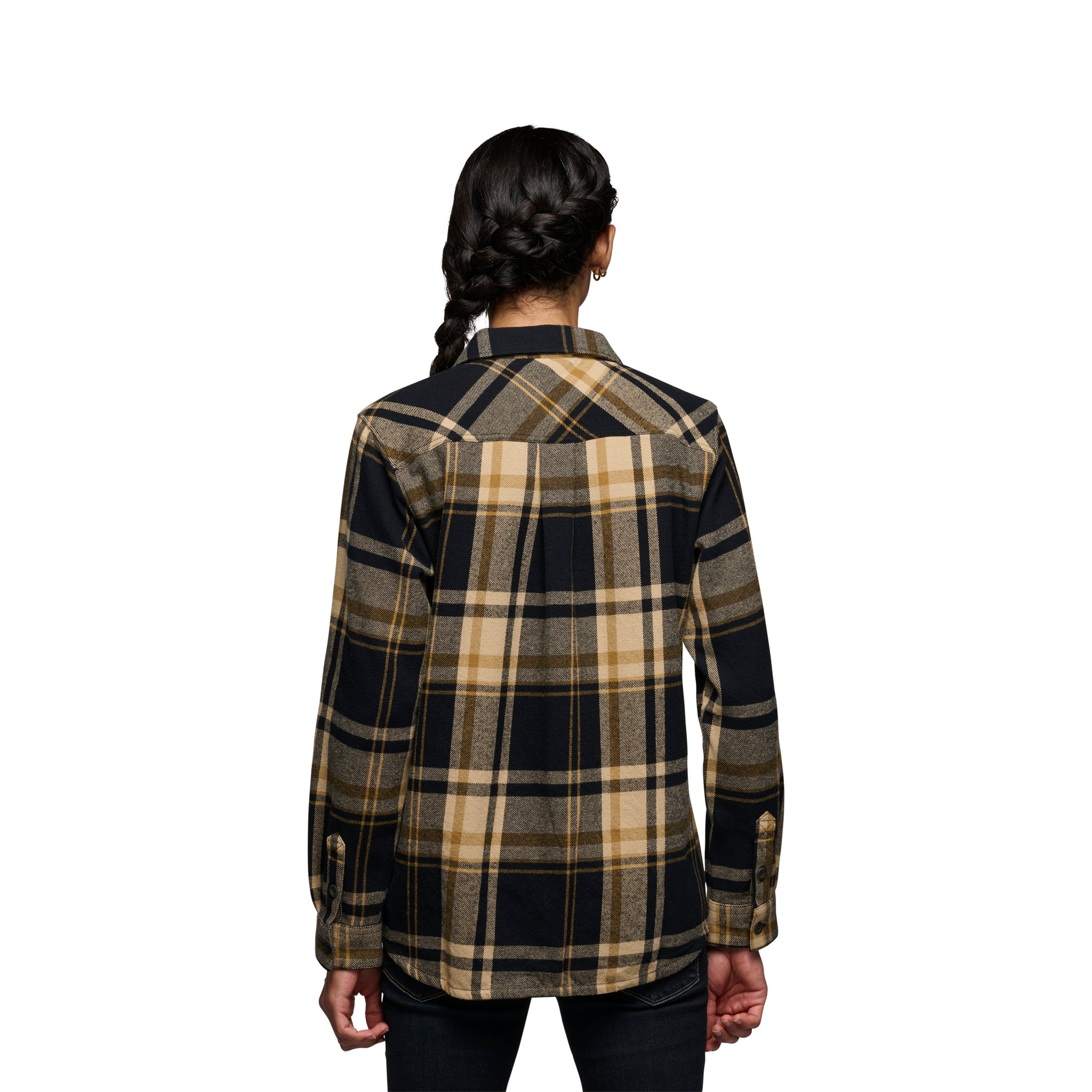 Khaki-Black Plaid