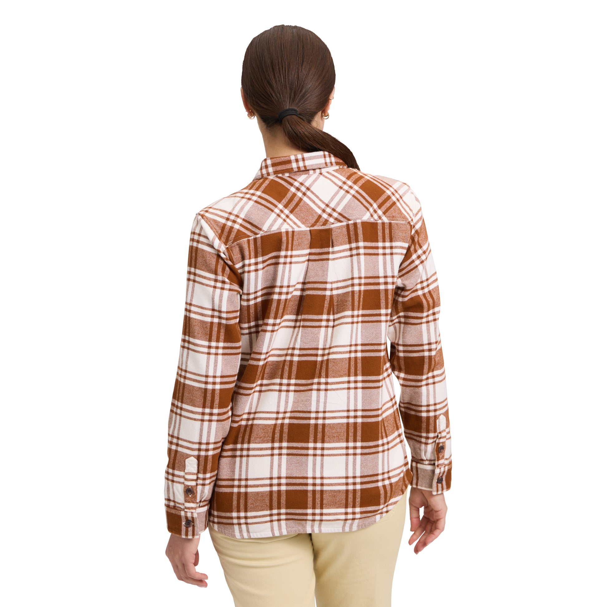 Clay-Off White Plaid