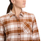 Clay-Off White Plaid