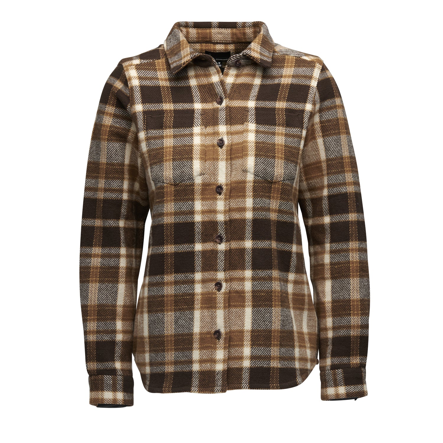 Bark Brown-Off White Plaid