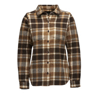 Bark Brown-Off White Plaid 
