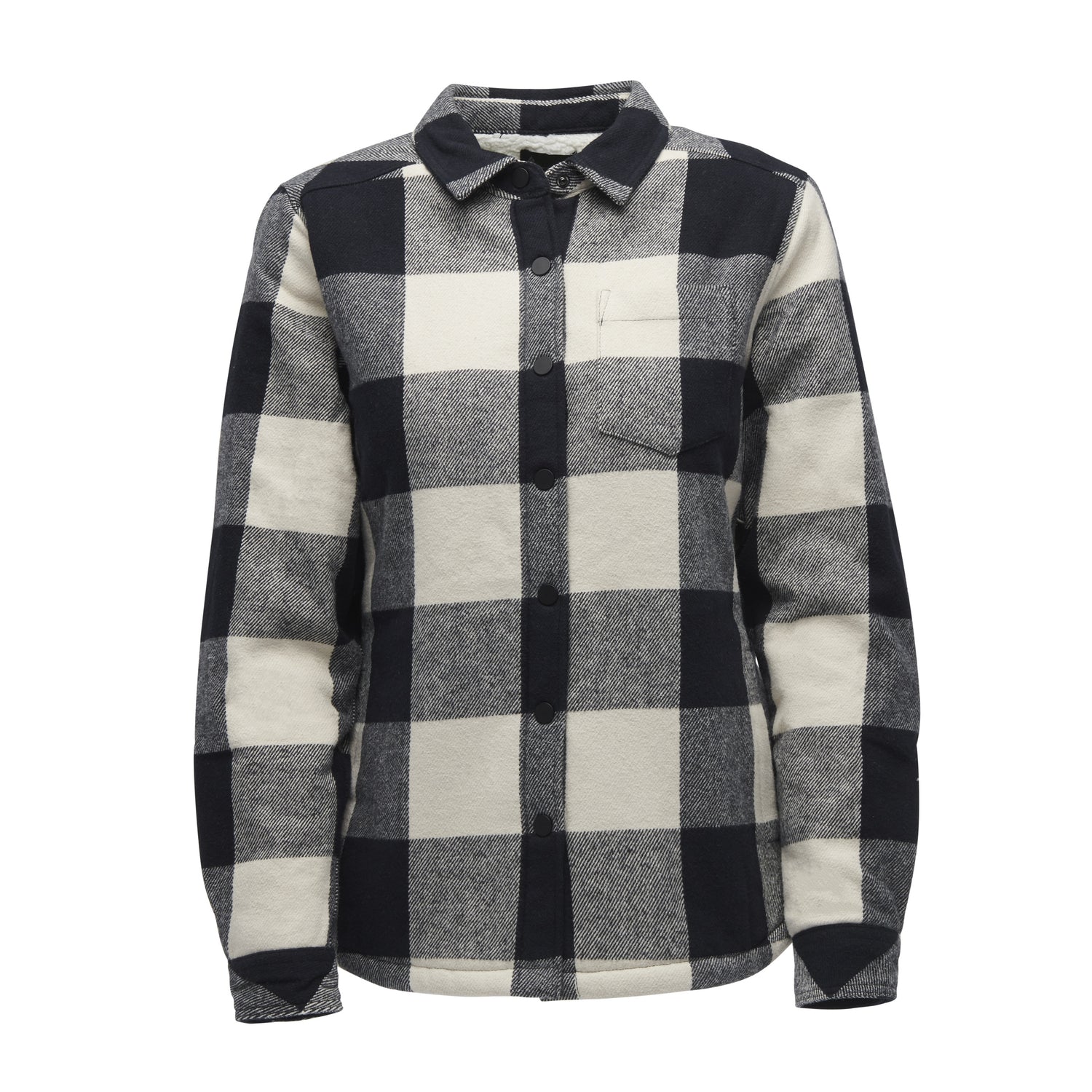Black-Off White Plaid