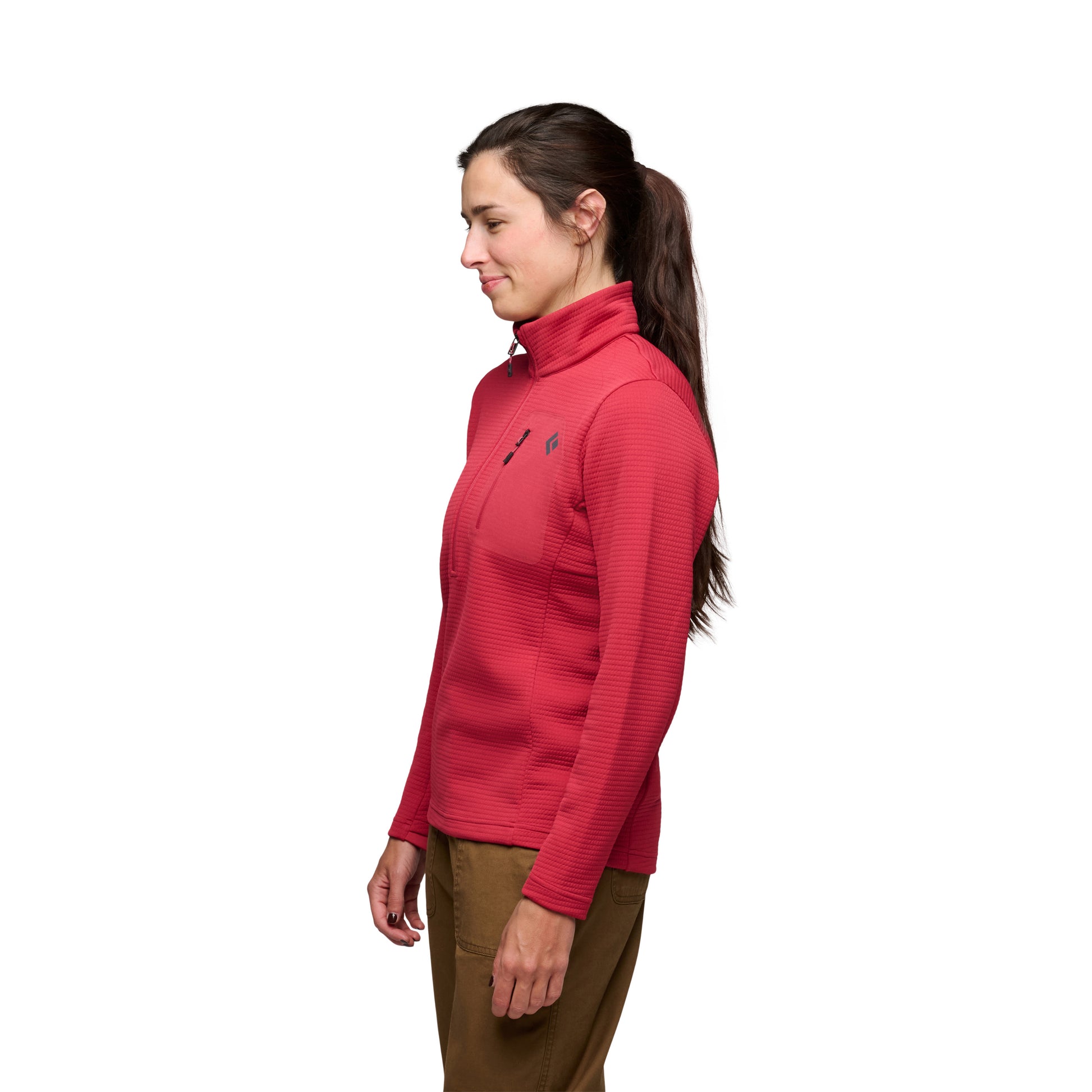 Mineral Red ~ Model is 5' 6" | Chest 36" | Waist 27" | Size Small/6
