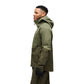 Tundra-Dark Moss ~ Model is 5' 11" | Chest 40" | Waist 33" | Size Medium/32