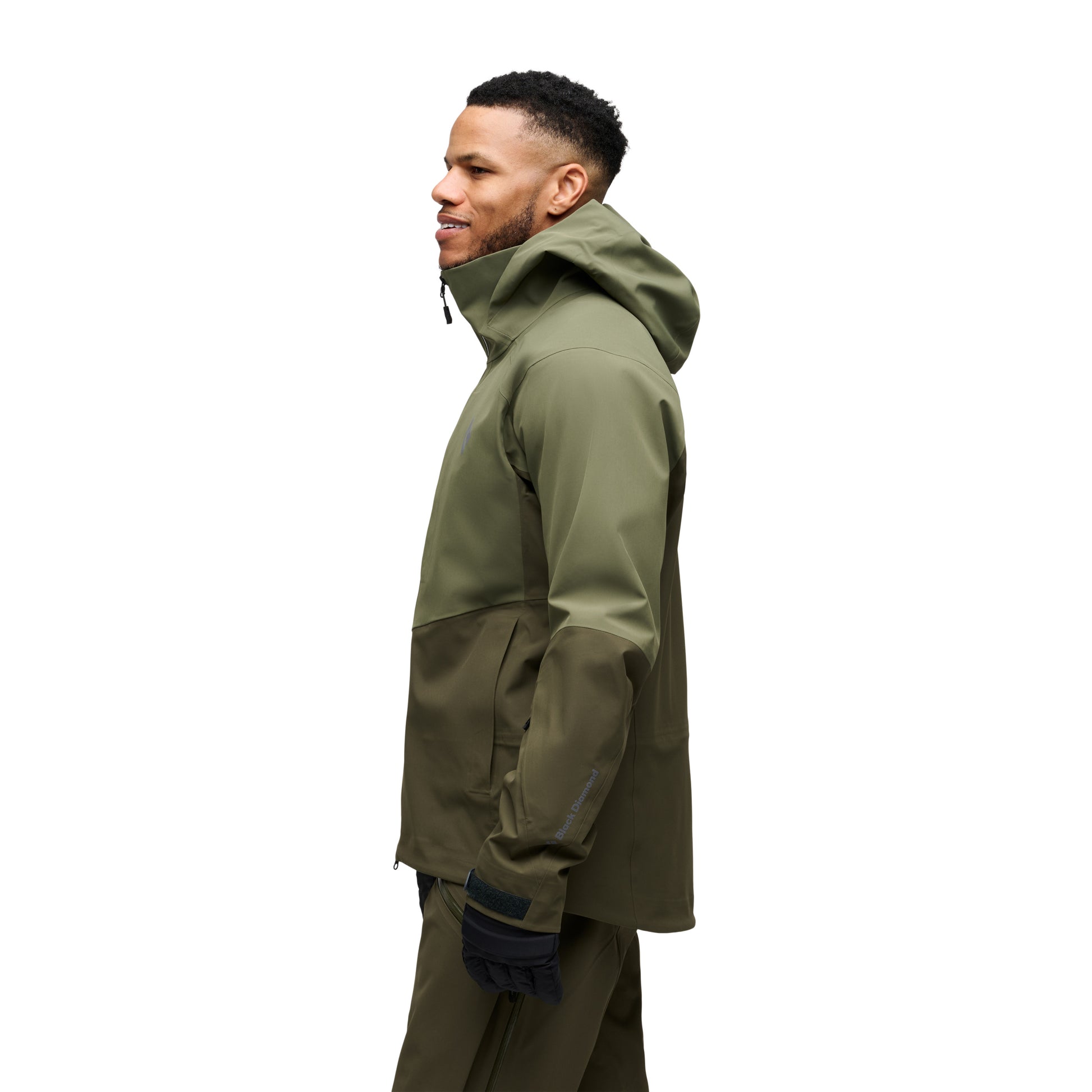 Tundra-Dark Moss ~ Model is 5' 11" | Chest 40" | Waist 33" | Size Medium/32