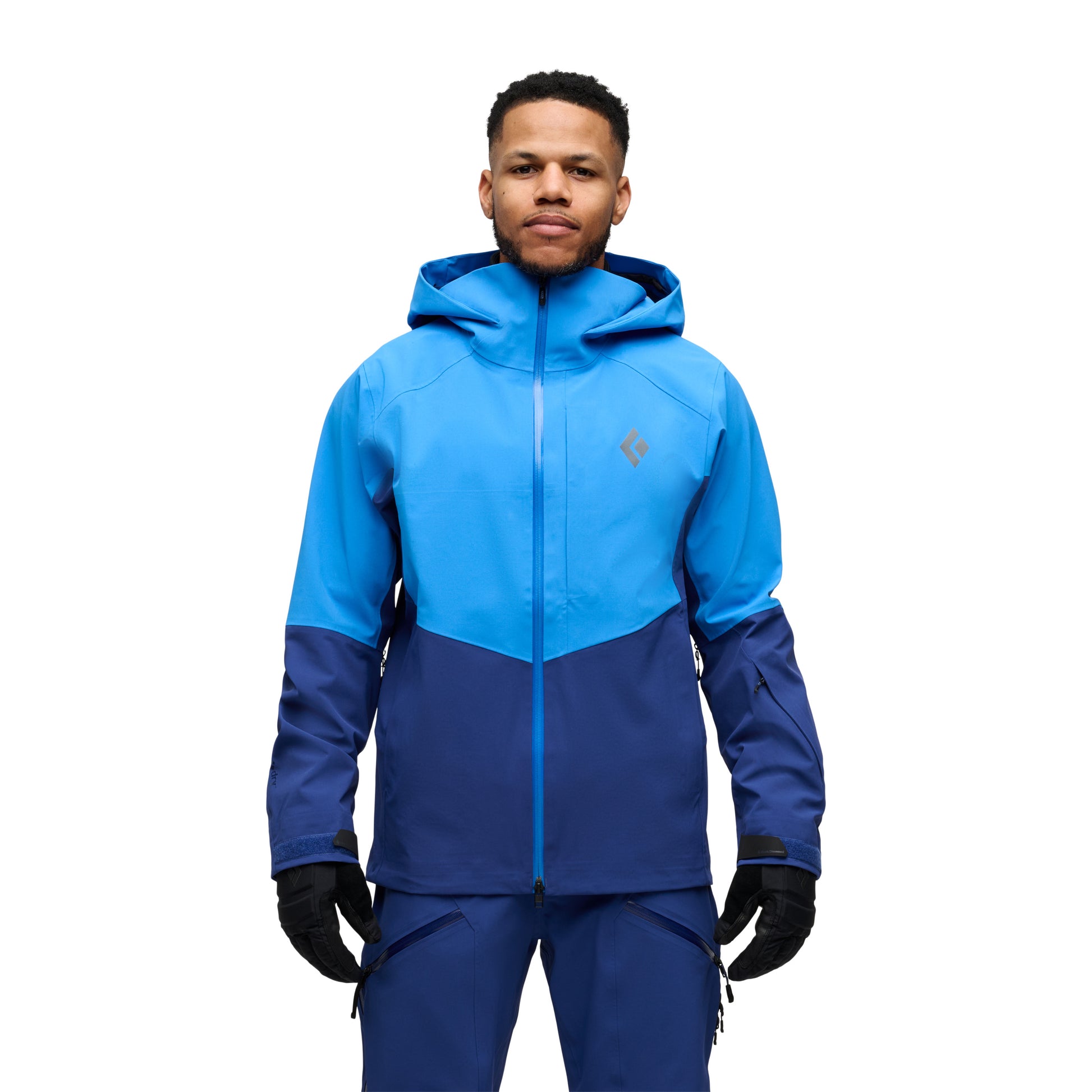 Vertical Blue-Twilight Blue ~ Model is 5' 11" | Chest 40" | Waist 33" | Size Medium/32