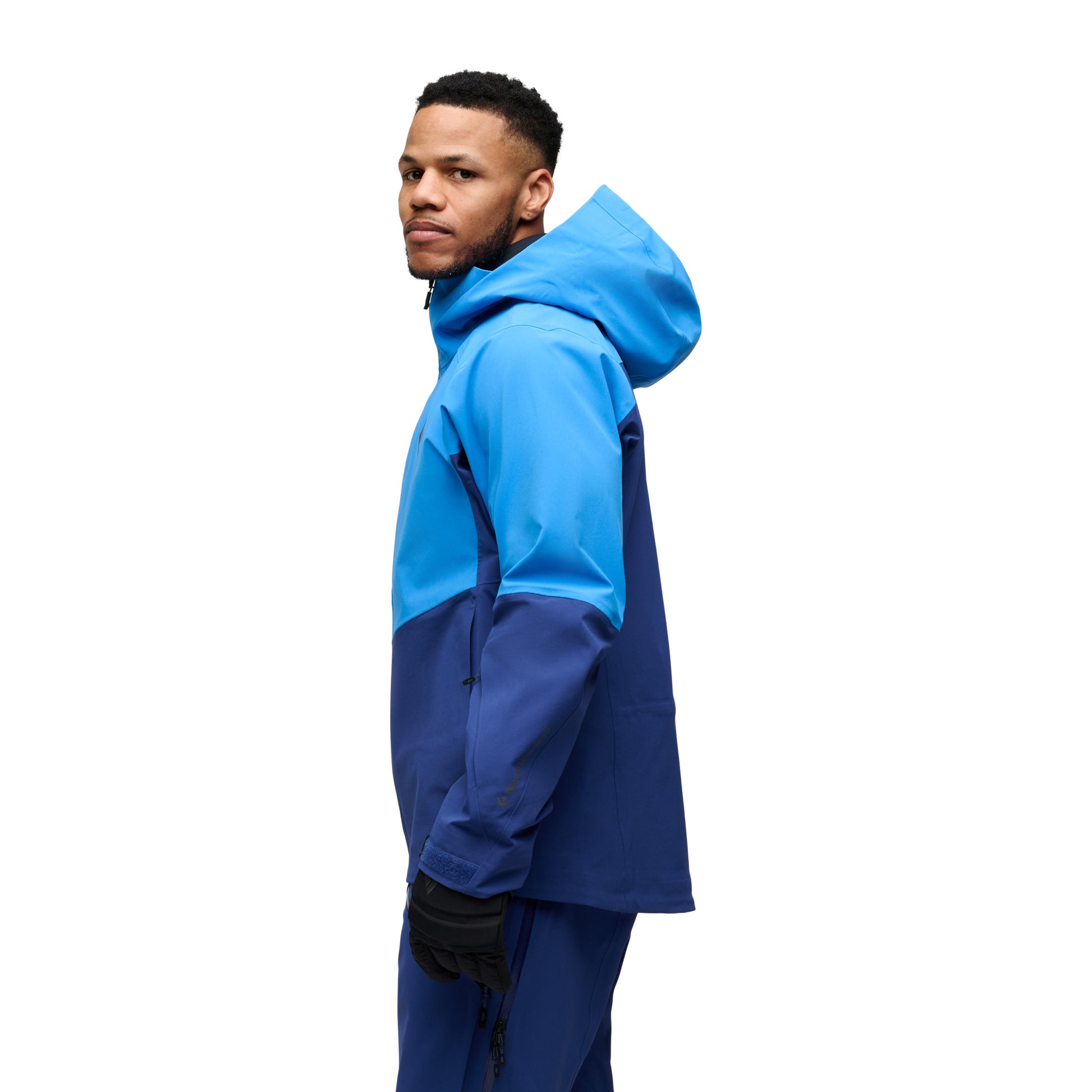 Vertical Blue-Twilight Blue ~ Model is 5' 11" | Chest 40" | Waist 33" | Size Medium/32