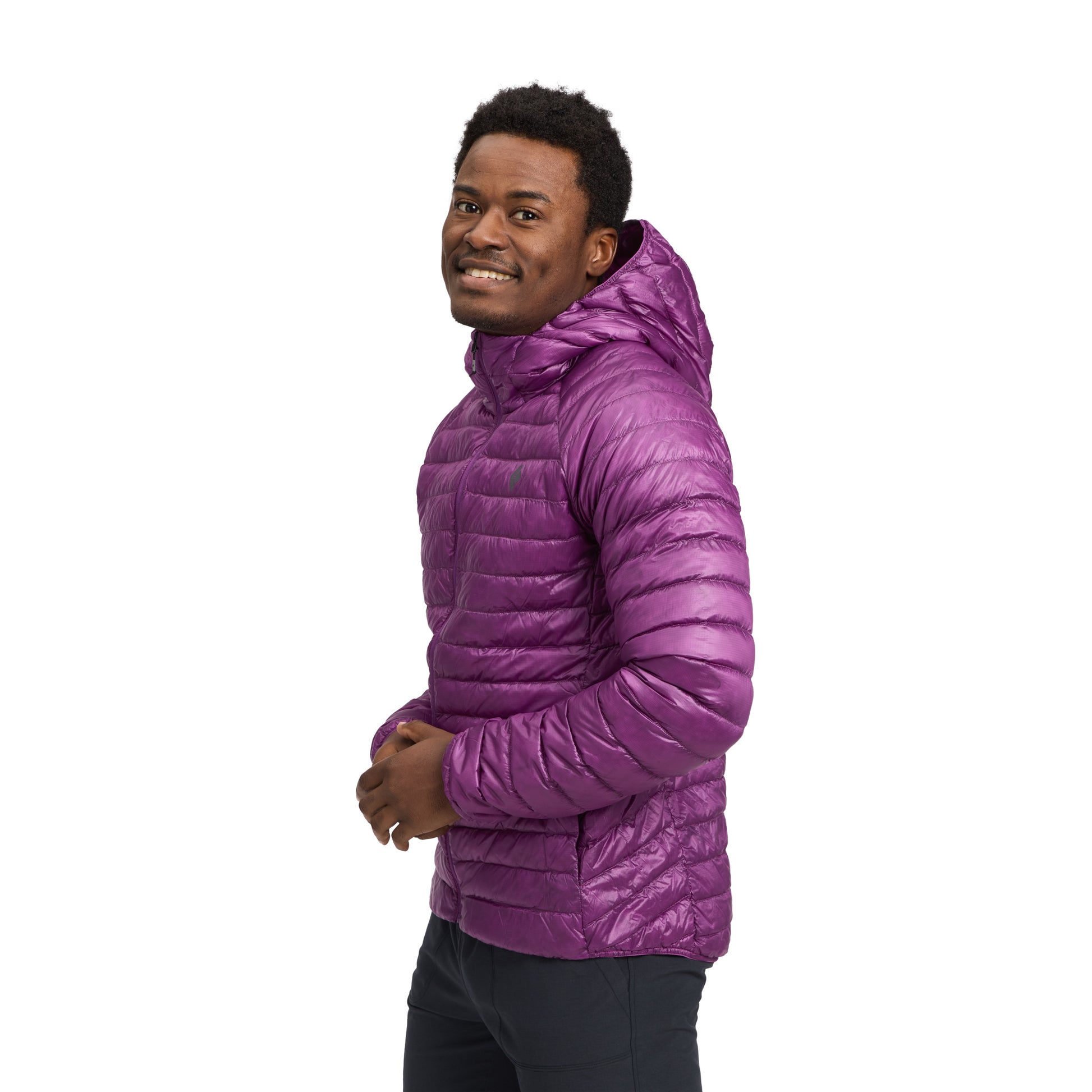 Piton Purple ~ Model is 6' 0" | Chest 40" | Waist 32" | Size Medium/32