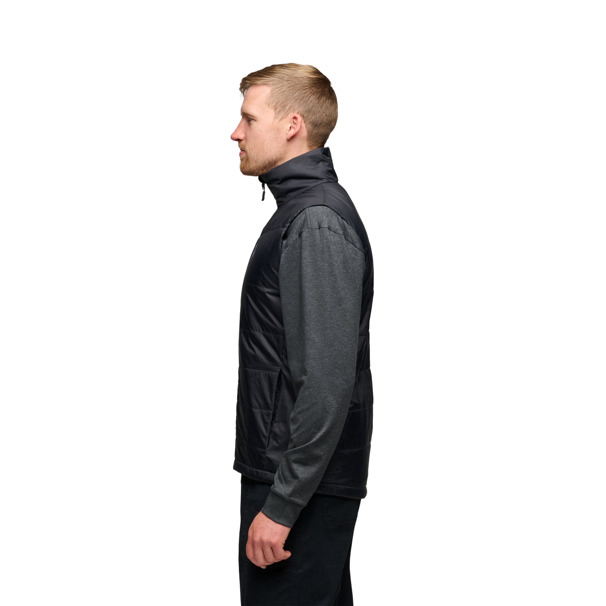 Black ~ Model is 6' 0" | Chest 40" | Waist 32" | Size Medium/32