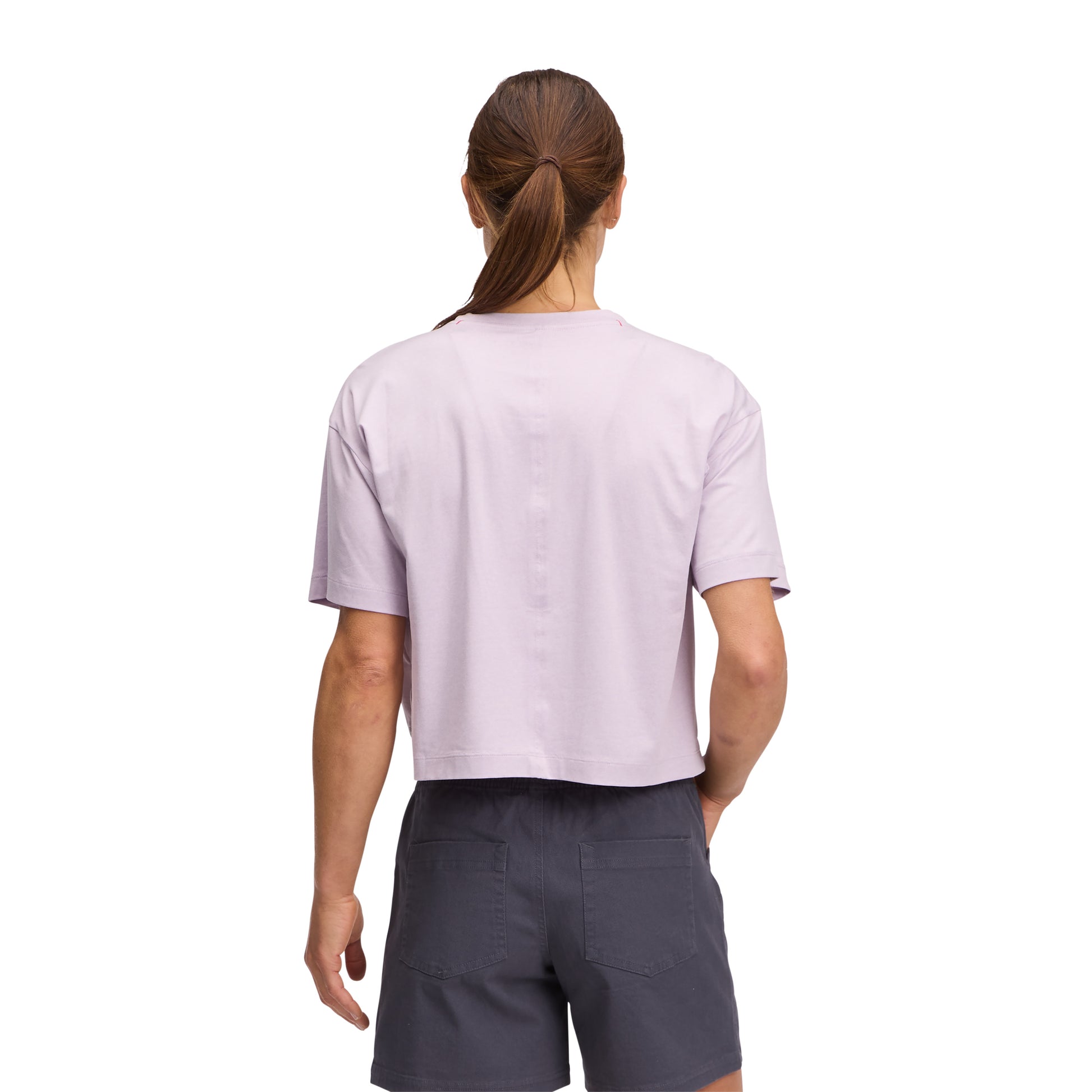 Soft Lilac ~ Model is 5' 8" | Chest 34" | Waist 28" | Size Small/6