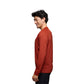 Burnt Sienna ~ Model is 183 cm | Chest 102 cm | Waist 81 cm | Size Medium 