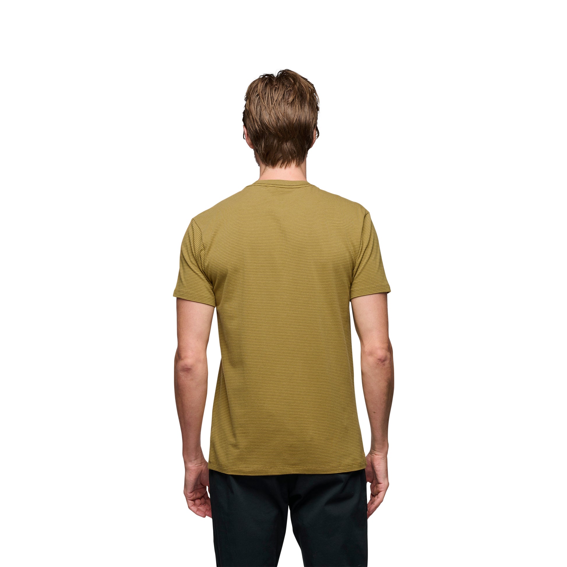 Dark Curry-Amber ~ Model is 6' 1" | Chest 40" | Waist 31" | Size Medium/32
