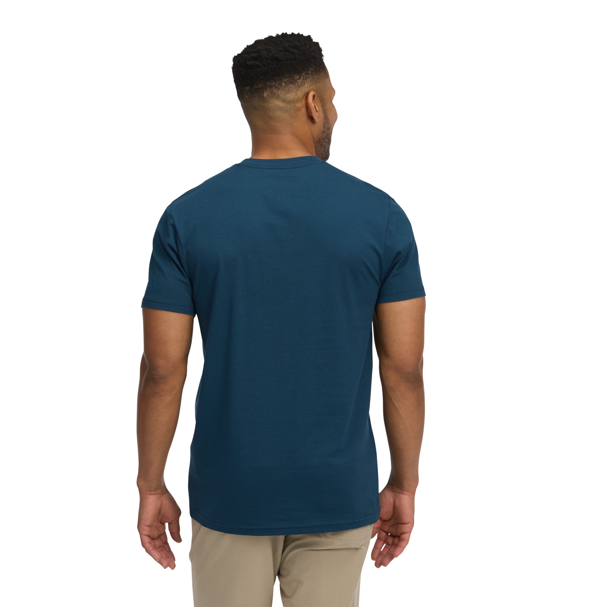 Indigo ~ Model is 5' 11" | Chest 40" | Waist 33" | Size Medium/32