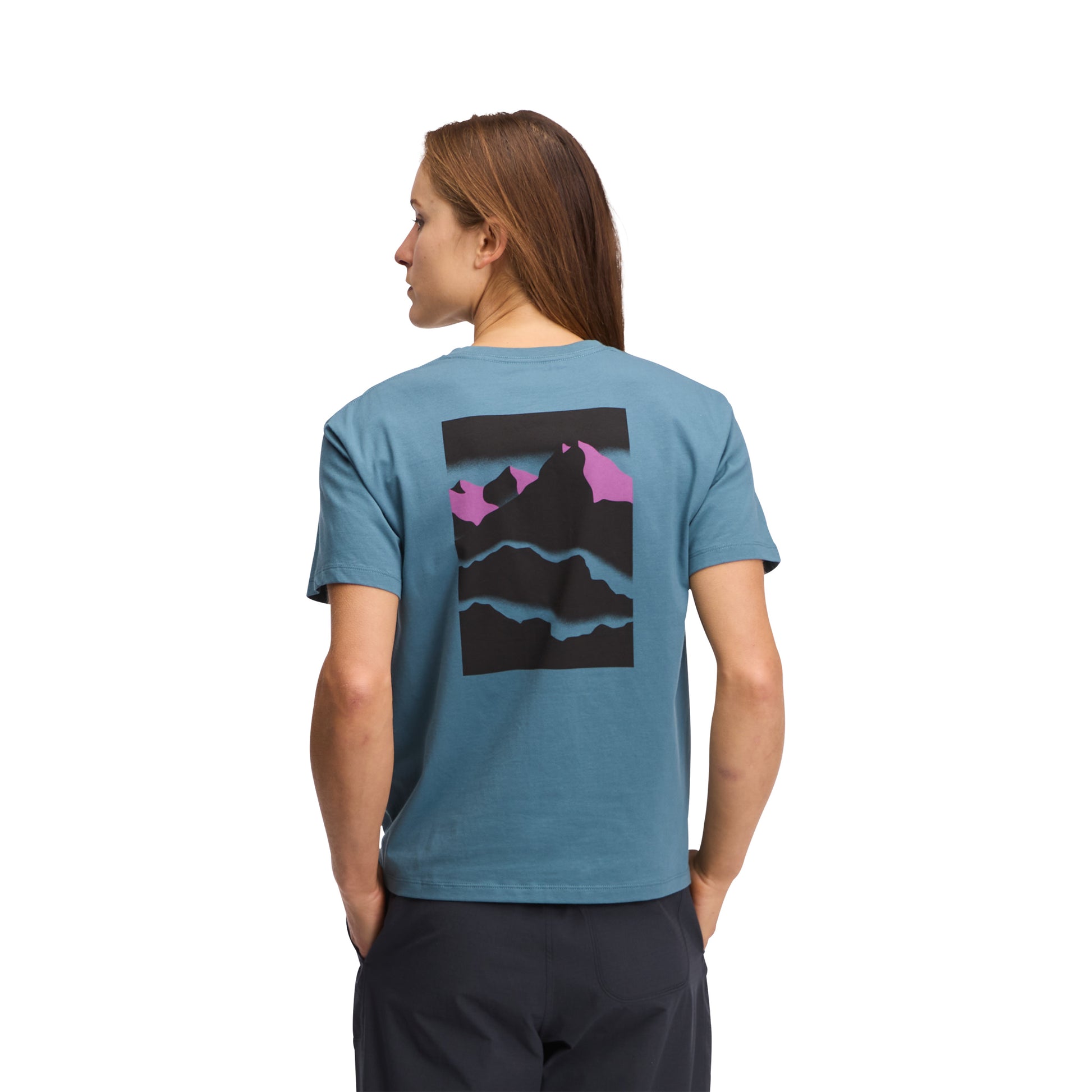 Creek Blue ~ Model is 5' 8" | Chest 34" | Waist 28" | Size Small/6