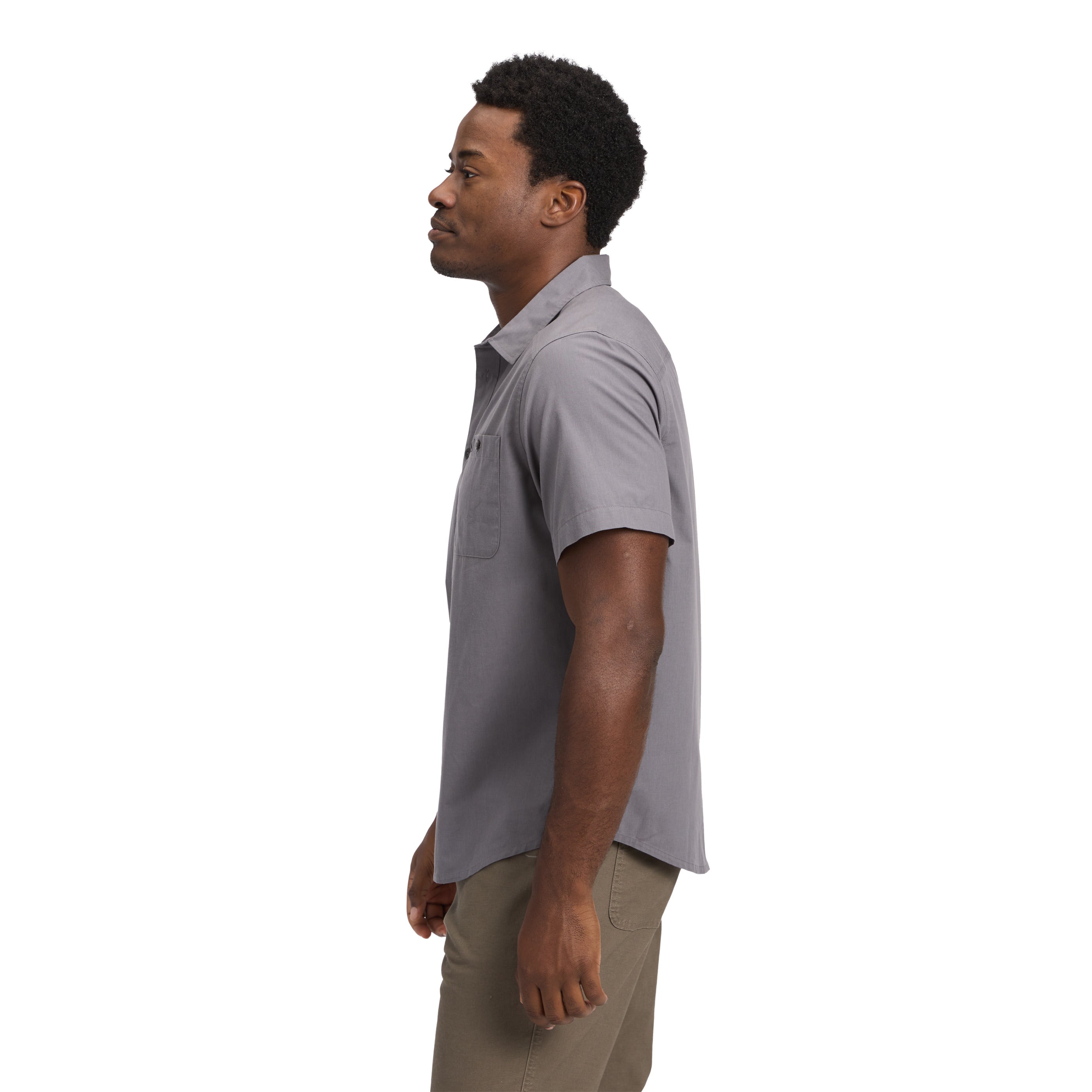 Steel Grey ~ Model is 6' 0" | Chest 40" | Waist 32" | Size Medium/32