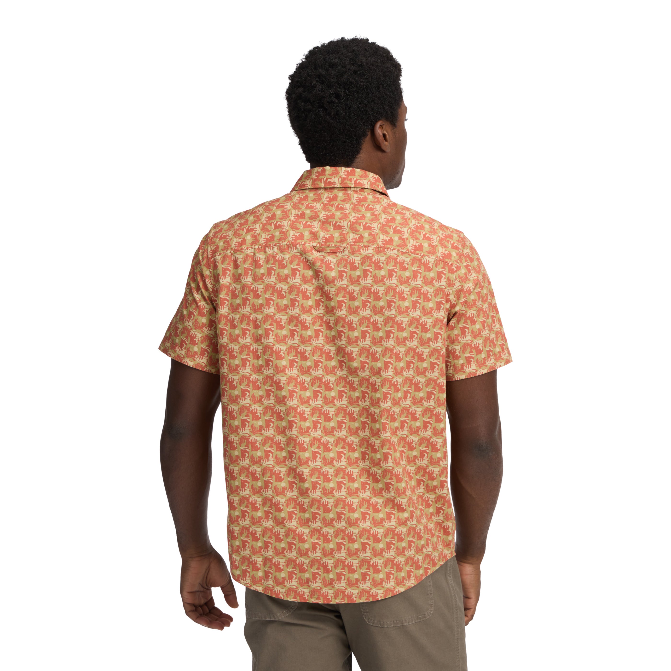 Burnt Sienna Desert Tower ~ Model is 6' 0" | Chest 40" | Waist 32" | Size Medium/32