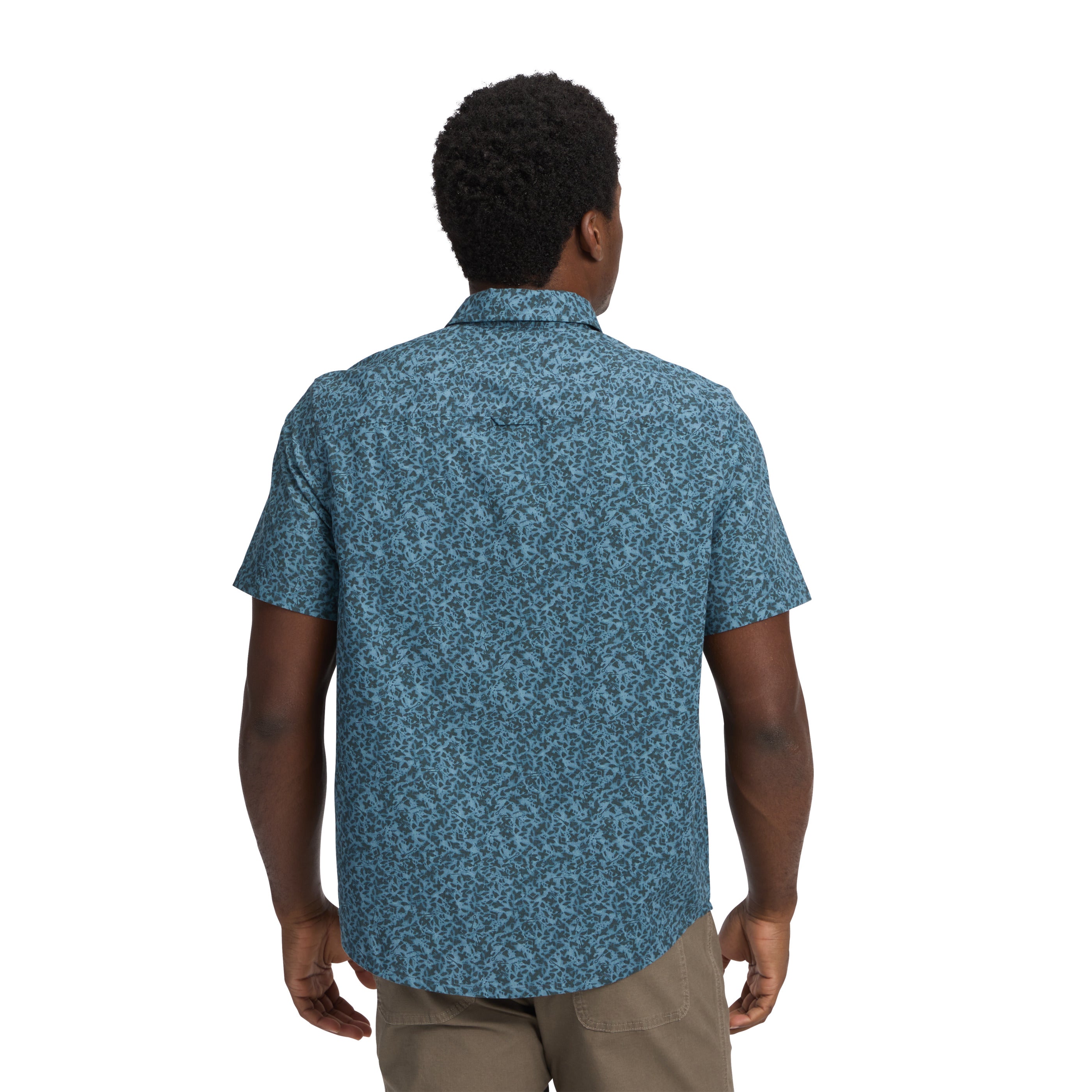 Charcoal BD Glyphs ~ Model is 6' 0" | Chest 40" | Waist 32" | Size Medium/32